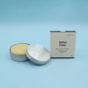 Seifendose Natur i de Hand.